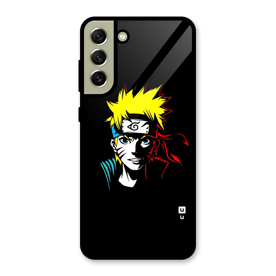 Naruto Pen Sketch Art Metal Back Case for Galaxy S21 FE 5G (2023)