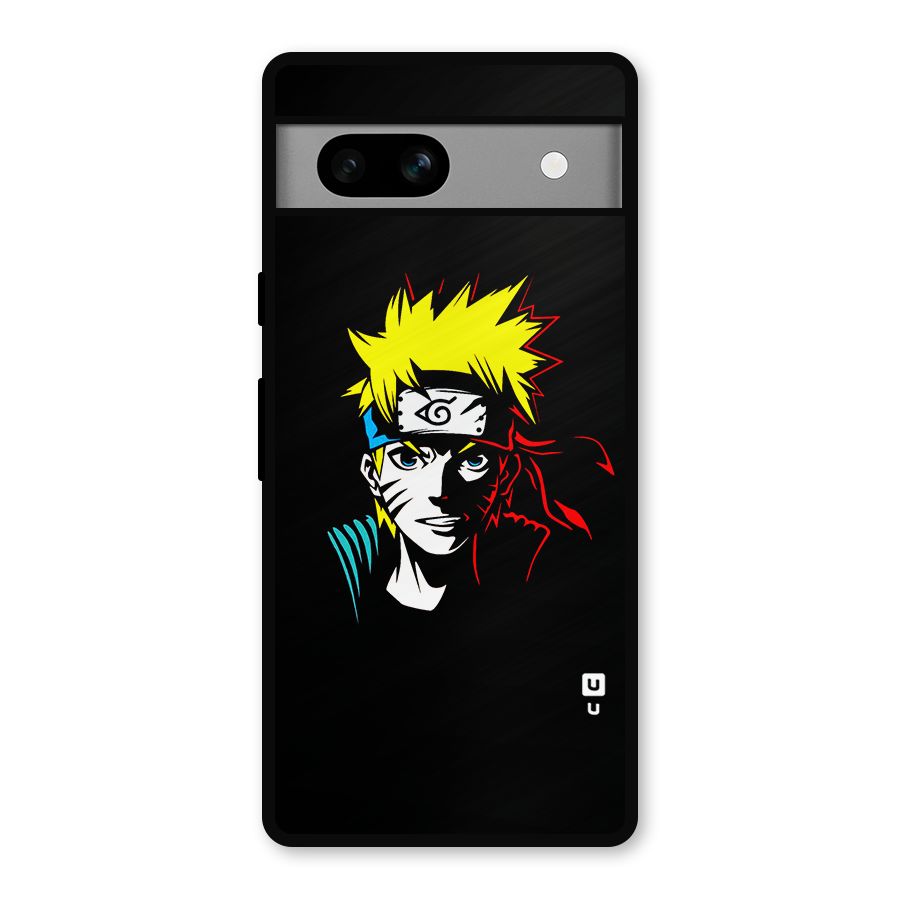 Naruto Pen Sketch Art Metal Back Case for Google Pixel 7a