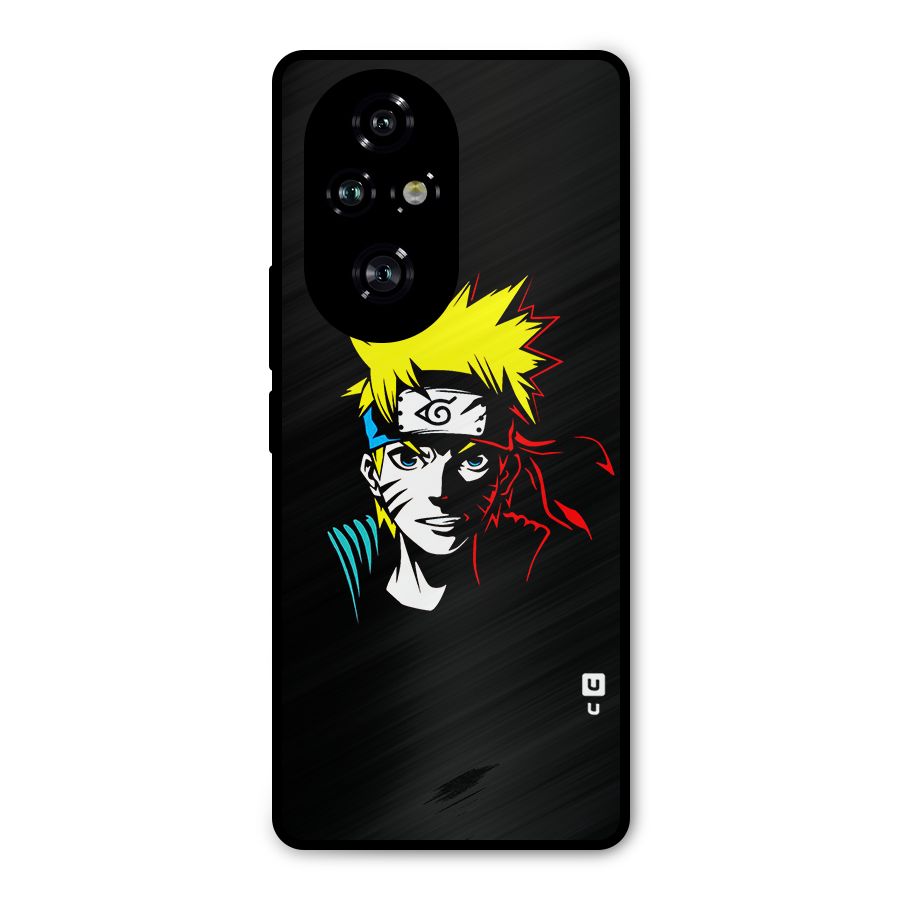 Naruto Pen Sketch Art Metal Back Case for Honor 200 Pro