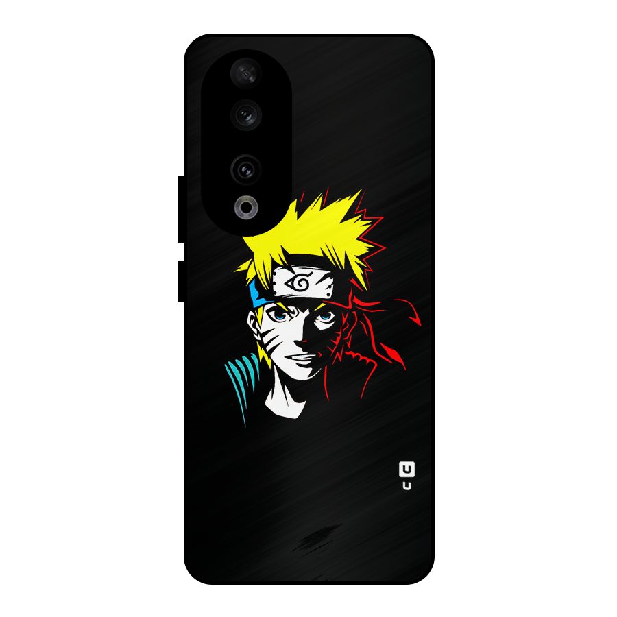 Naruto Pen Sketch Art Metal Back Case for Honor 90
