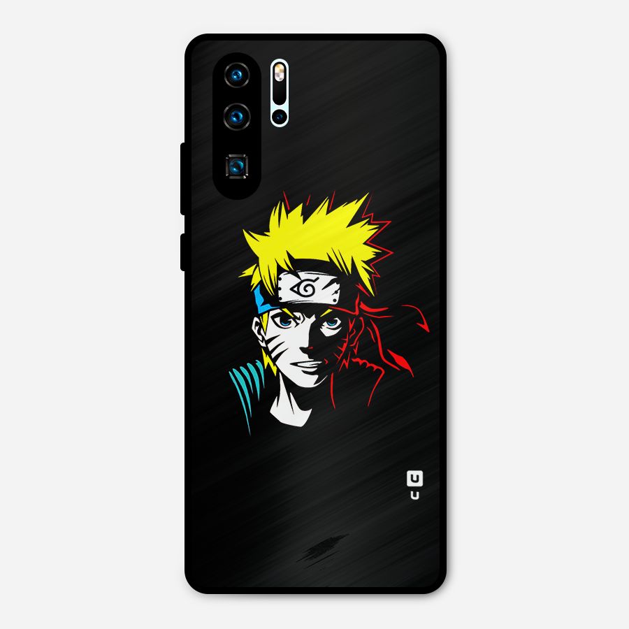 Naruto Pen Sketch Art Metal Back Case for Huawei P30 Pro