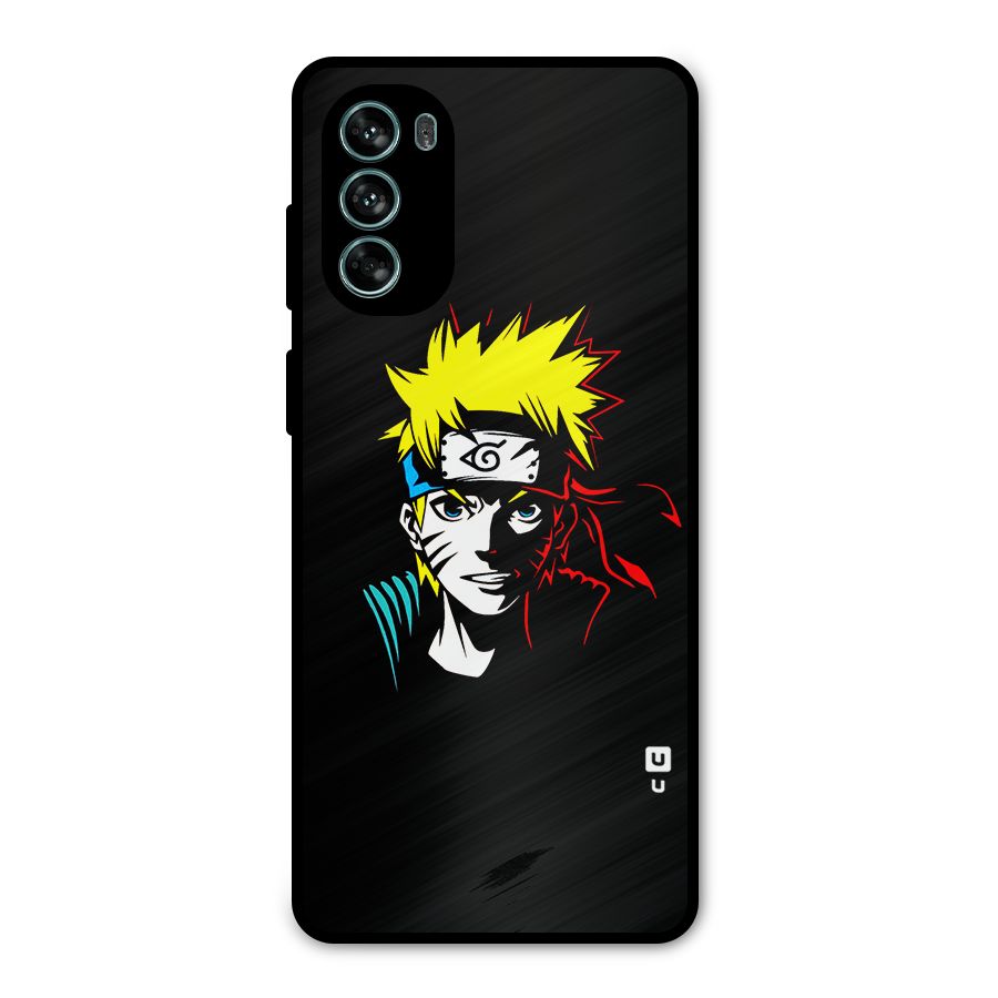 Naruto Pen Sketch Art Metal Back Case for Moto G62