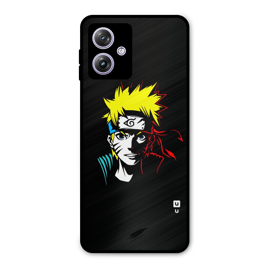Naruto Pen Sketch Art Metal Back Case for Moto G64