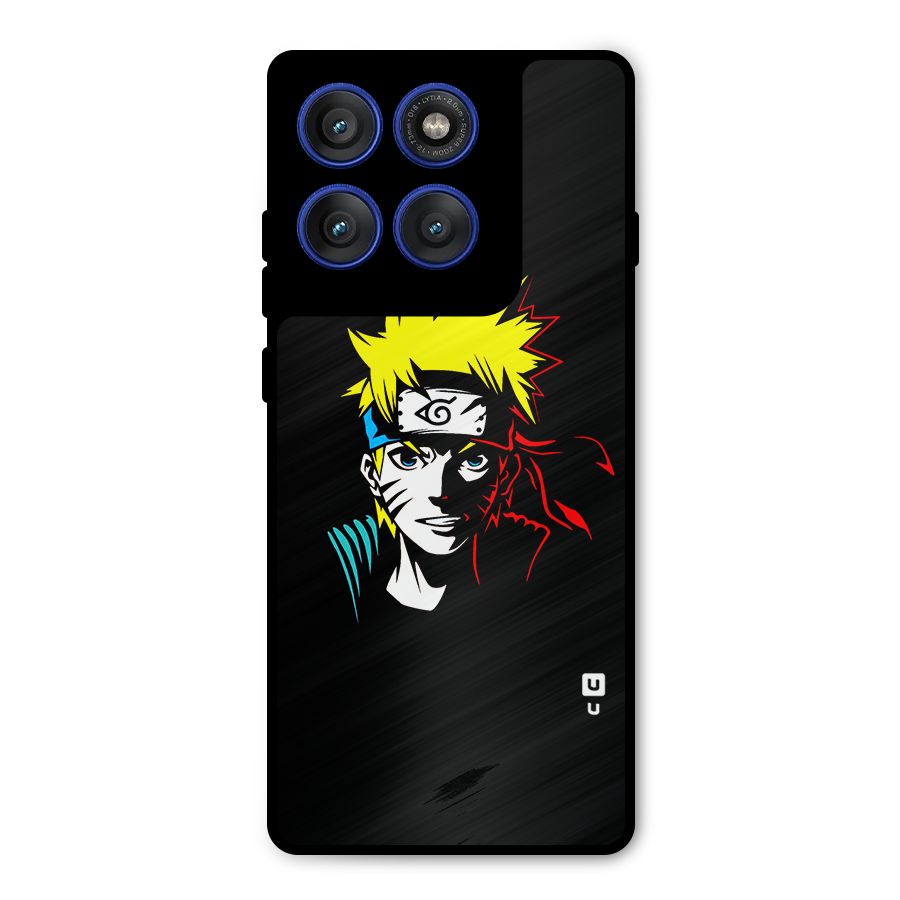 Naruto Pen Sketch Art Metal Back Case for Motorola Edge 60 Pro