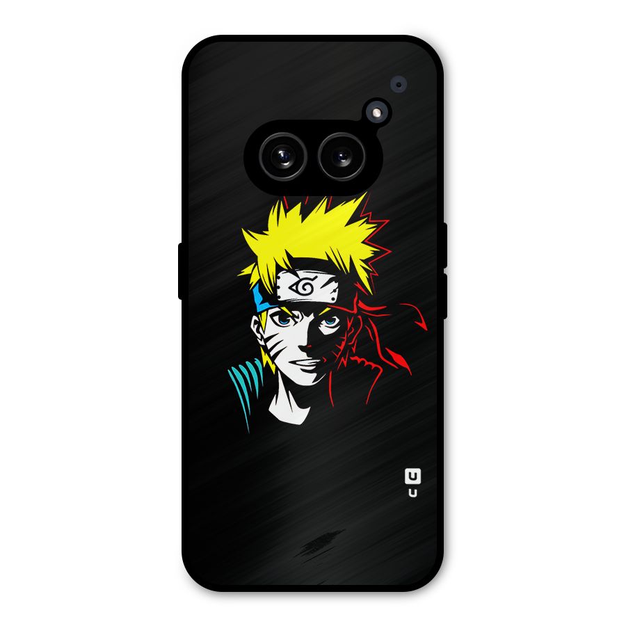 Naruto Pen Sketch Art Metal Back Case for Nothing Phone 2a Plus