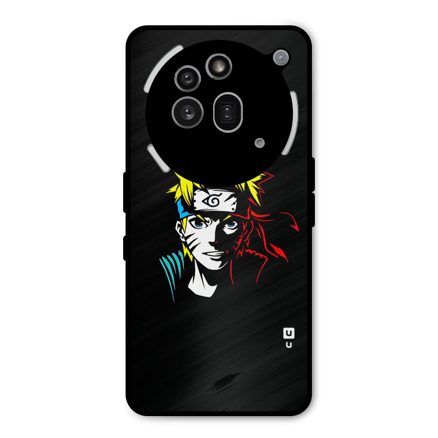 Naruto Pen Sketch Art Metal Back Case for Nothing Phone 3a Pro