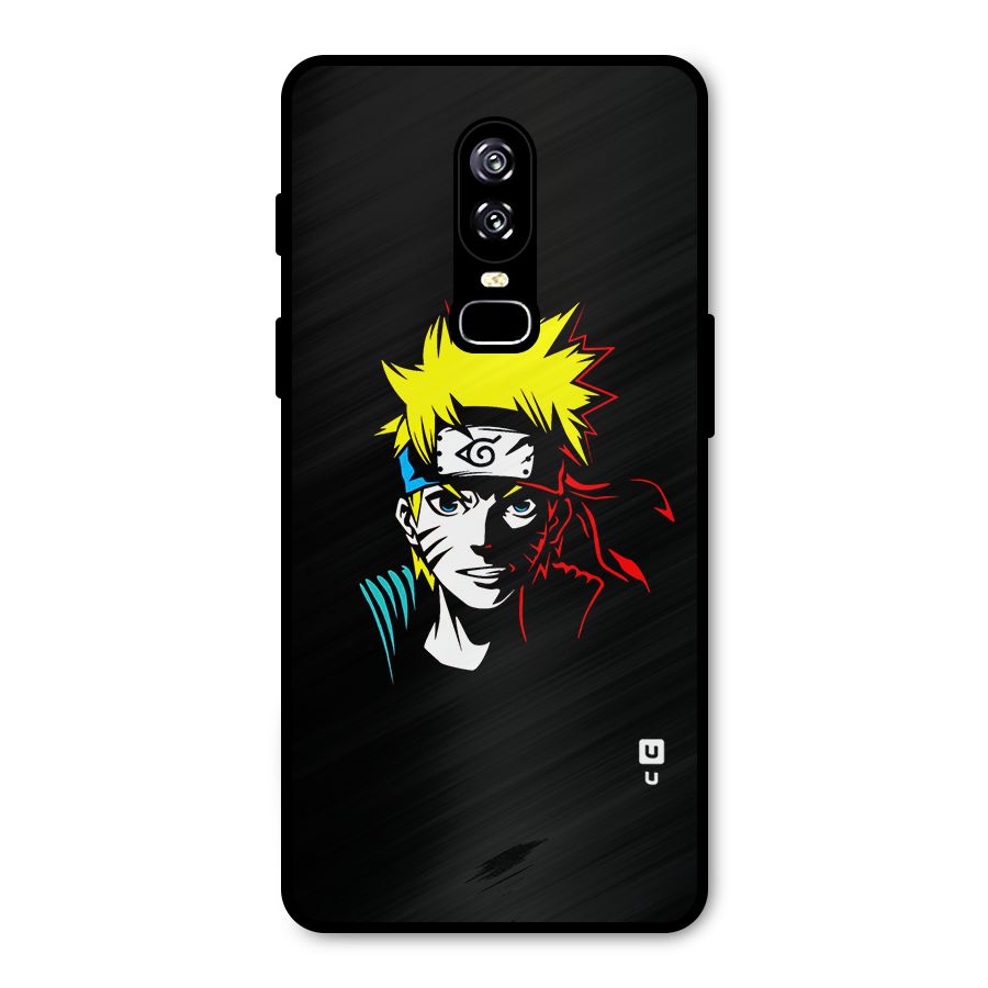 Naruto Pen Sketch Art Metal Back Case for OnePlus 6