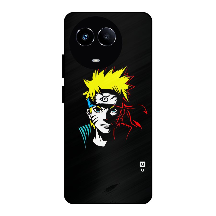 Naruto Pen Sketch Art Metal Back Case for Realme 11 5G