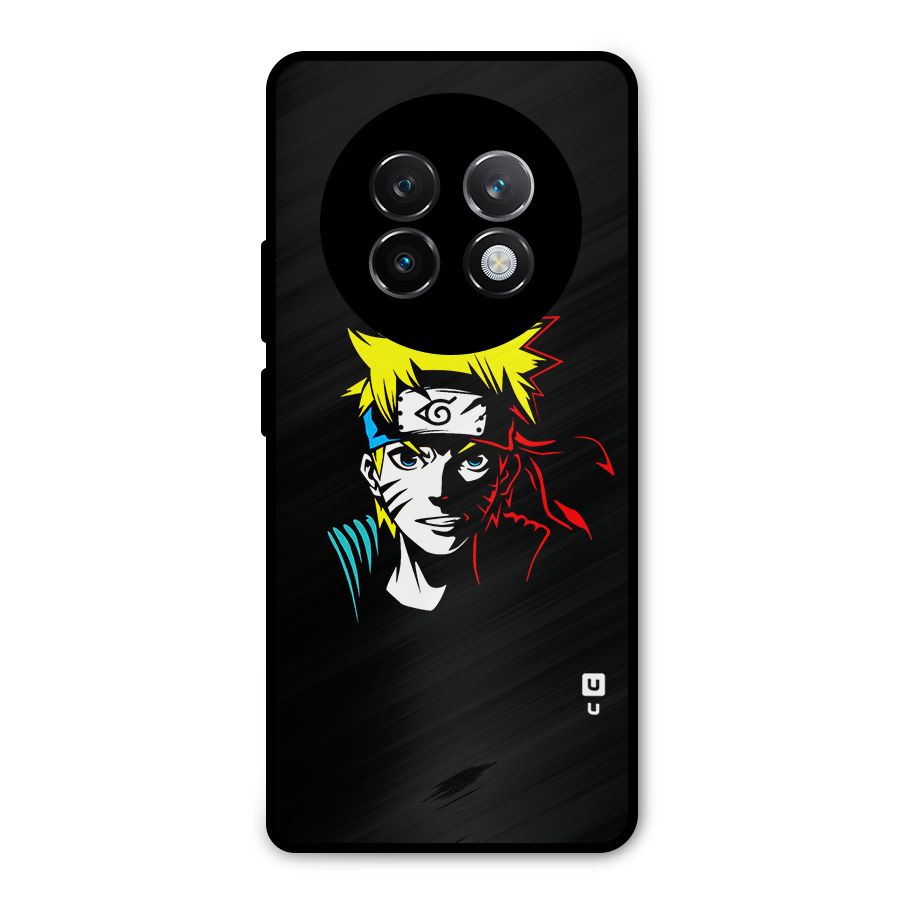 Naruto Pen Sketch Art Metal Back Case for Realme 13 Plus