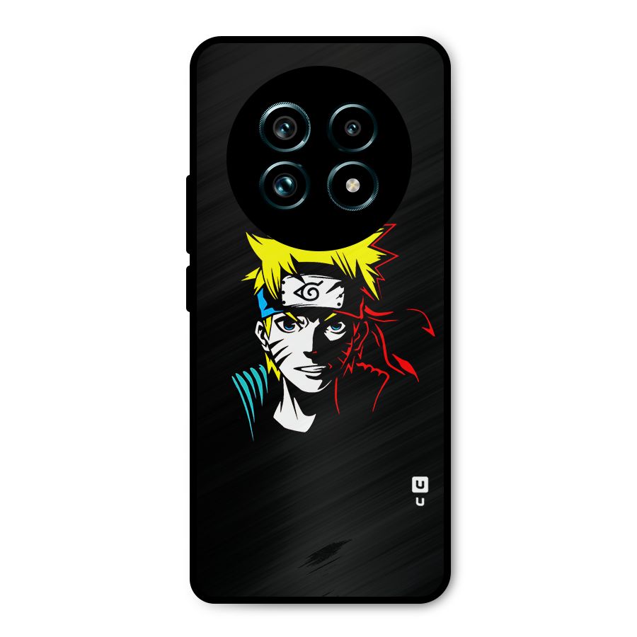 Naruto Pen Sketch Art Metal Back Case for Realme 13 Pro Plus