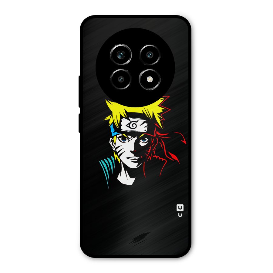 Naruto Pen Sketch Art Metal Back Case for Realme 14 Pro Lite