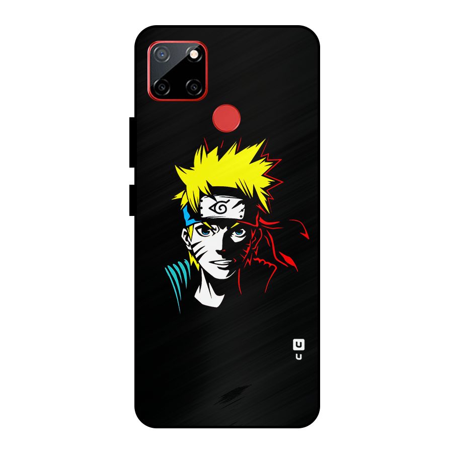 Naruto Pen Sketch Art Metal Back Case for Realme C12