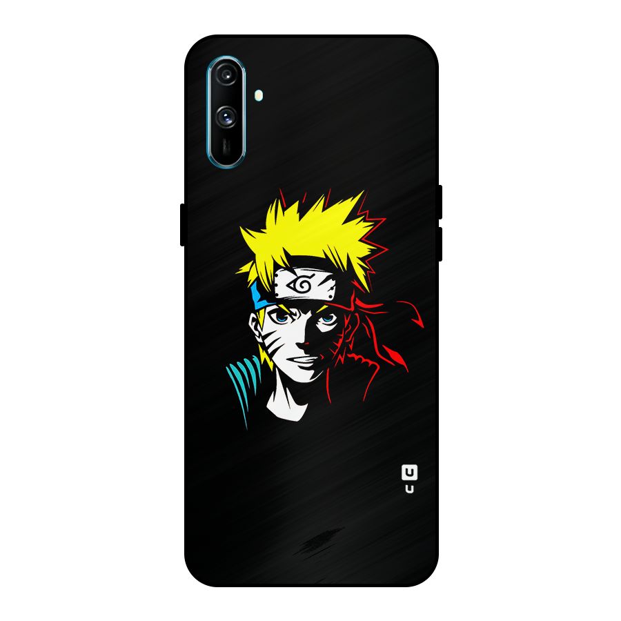 Naruto Pen Sketch Art Metal Back Case for Realme C3