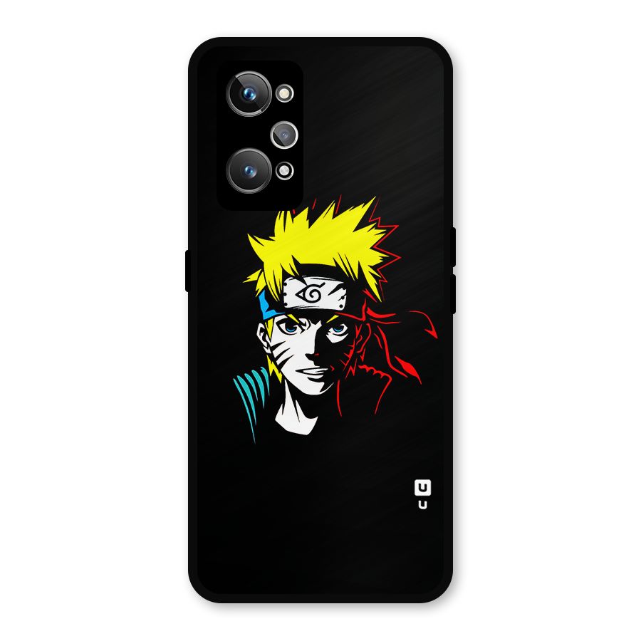 Naruto Pen Sketch Art Metal Back Case for Realme GT Neo 3T