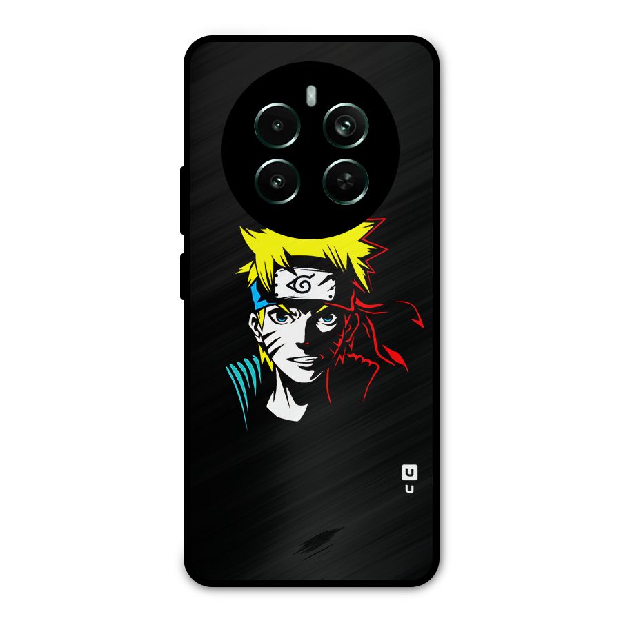 Naruto Pen Sketch Art Metal Back Case for Realme Narzo 70 Pro
