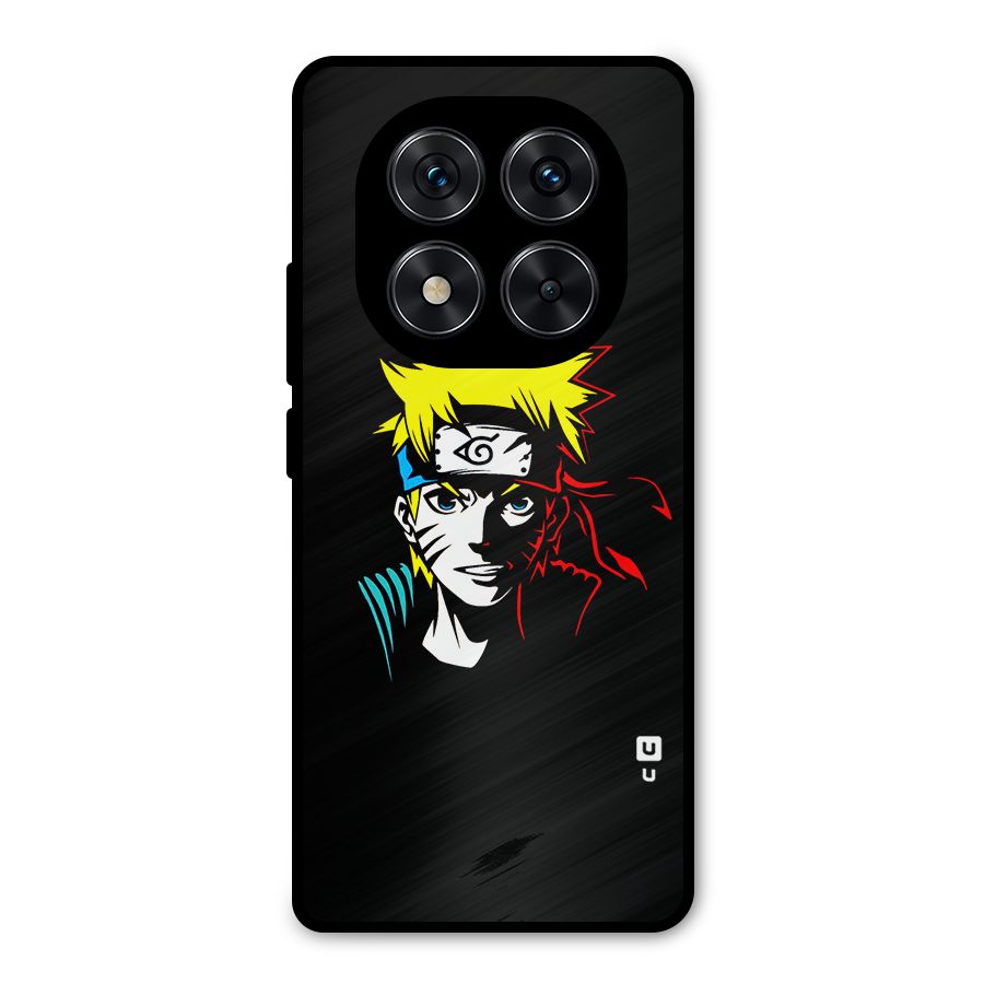 Naruto Pen Sketch Art Metal Back Case for Redmi Note 14 Pro 5G