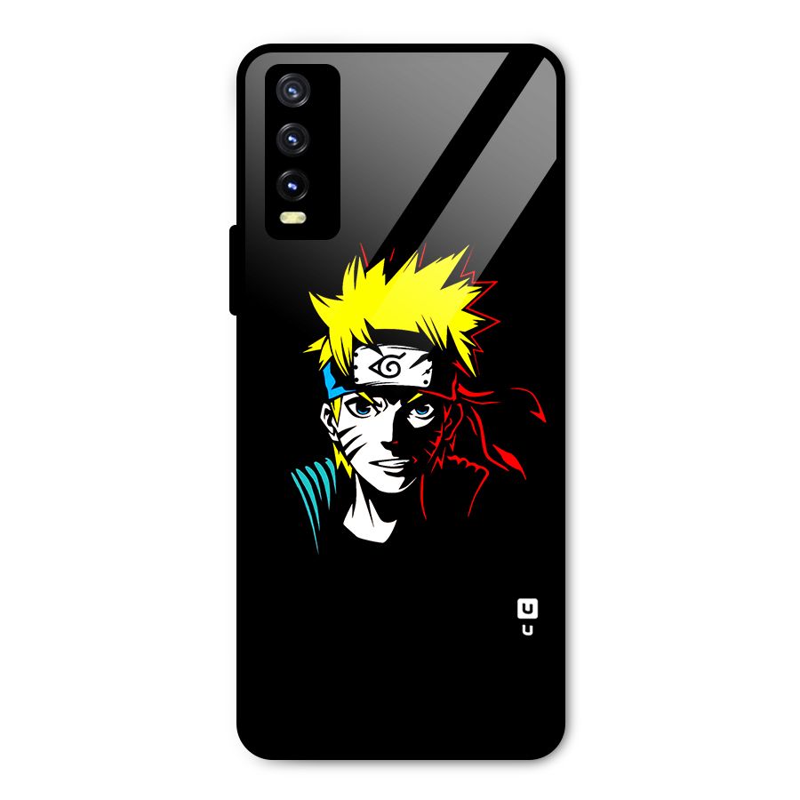 Naruto Pen Sketch Art Metal Back Case for Vivo Y20