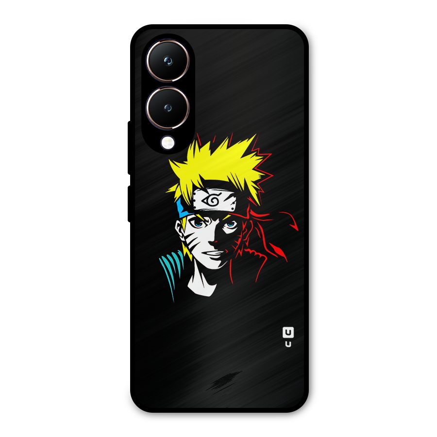 Naruto Pen Sketch Art Metal Back Case for Vivo Y28