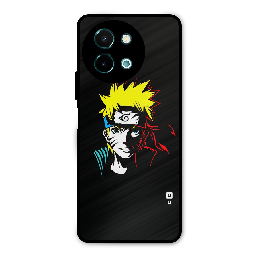 Naruto Pen Sketch Art Metal Back Case for Vivo Y58