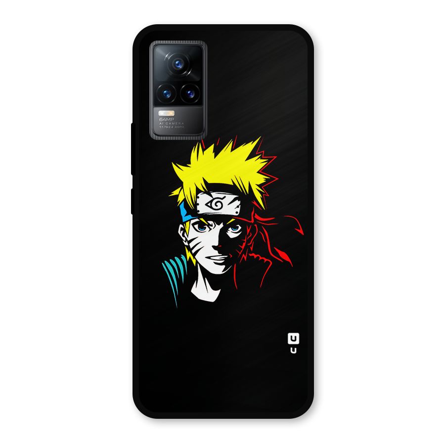 Naruto Pen Sketch Art Metal Back Case for Vivo Y73