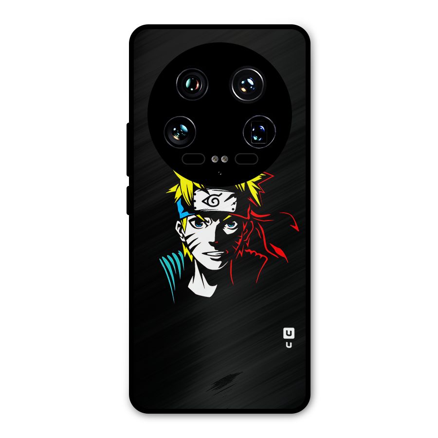 Naruto Pen Sketch Art Metal Back Case for Xiaomi 14 Ultra