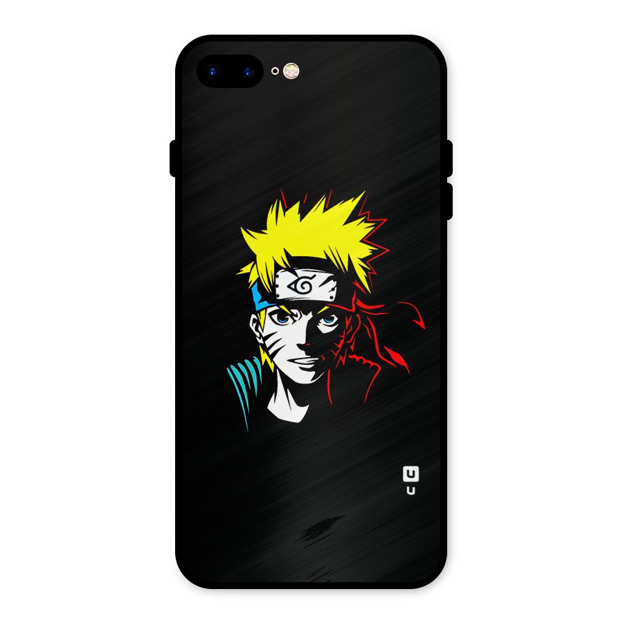 Naruto Pen Sketch Art Metal Back Case for iPhone 7 Plus