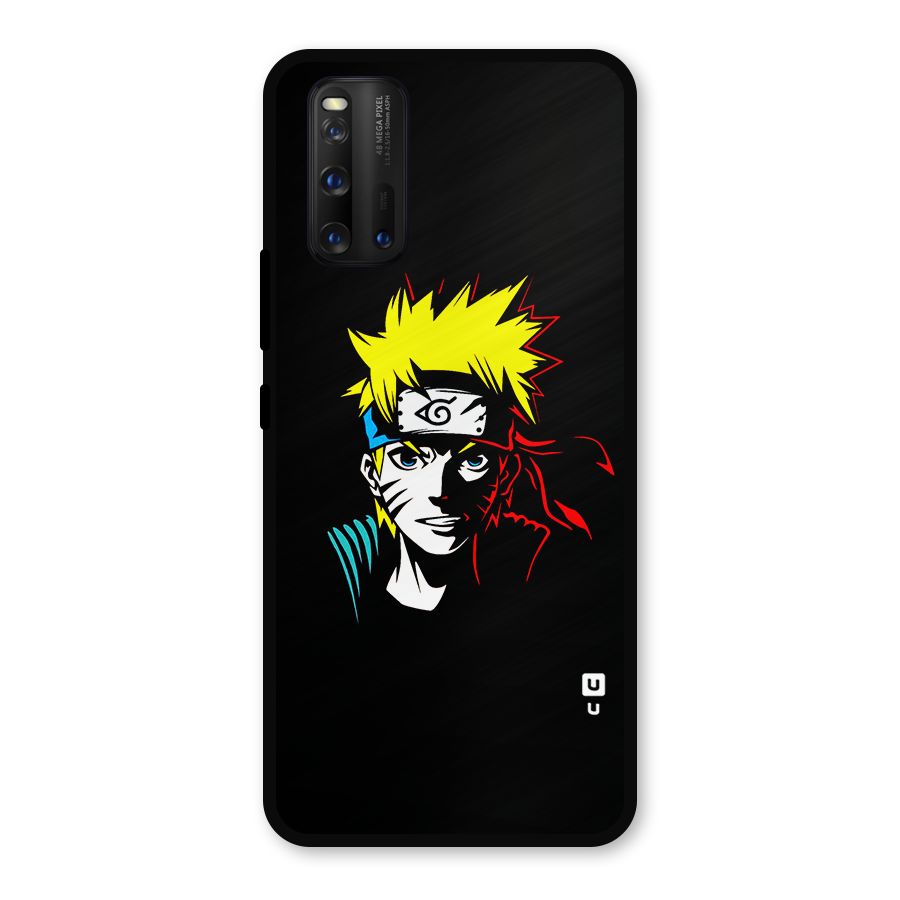 Naruto Pen Sketch Art Metal Back Case for iQOO 3