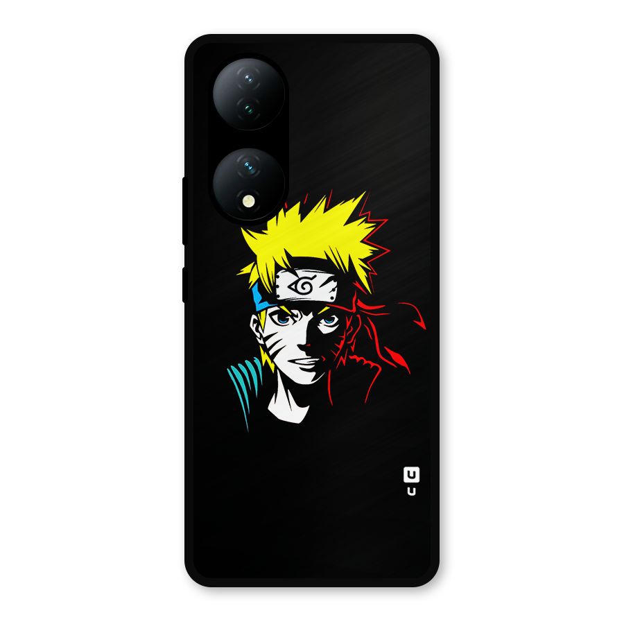 Naruto Pen Sketch Art Metal Back Case for iQOO Z7s