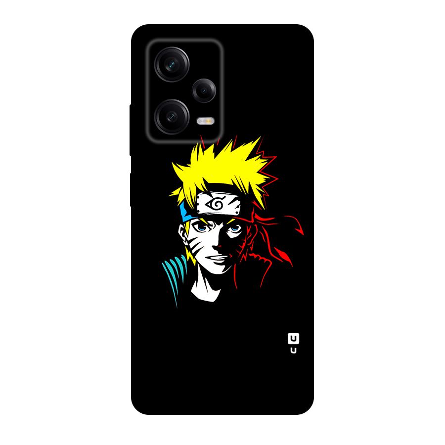 Naruto Pen Sketch Art Original Polycarbonate Back Case for Redmi Note 12 Pro