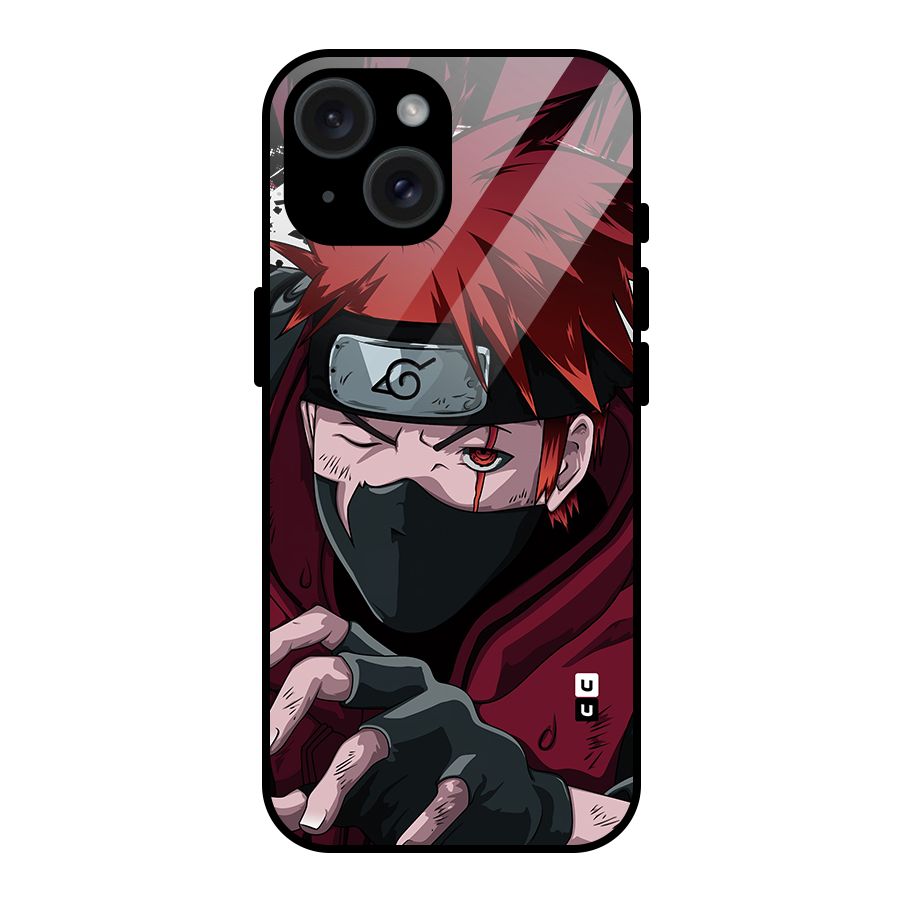 Naruto Ready Action Glass Back Case for iPhone 15
