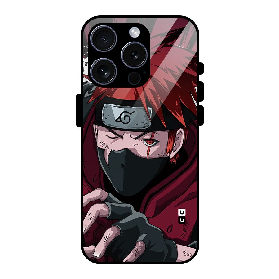 Naruto Ready Action Glass Back Case for iPhone 15 Pro