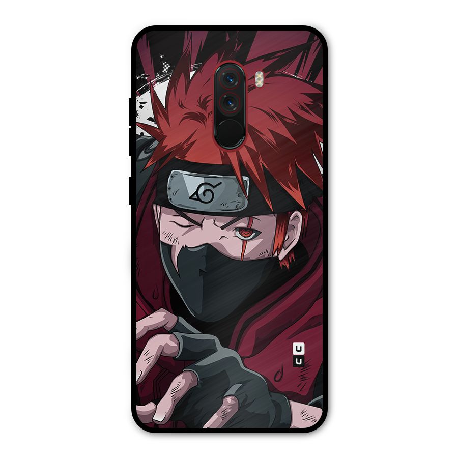 Naruto Ready Action Metal Back Case for Poco F1