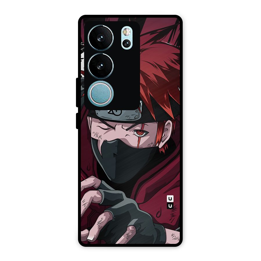 Naruto Ready Action Metal Back Case for Vivo V29 Pro