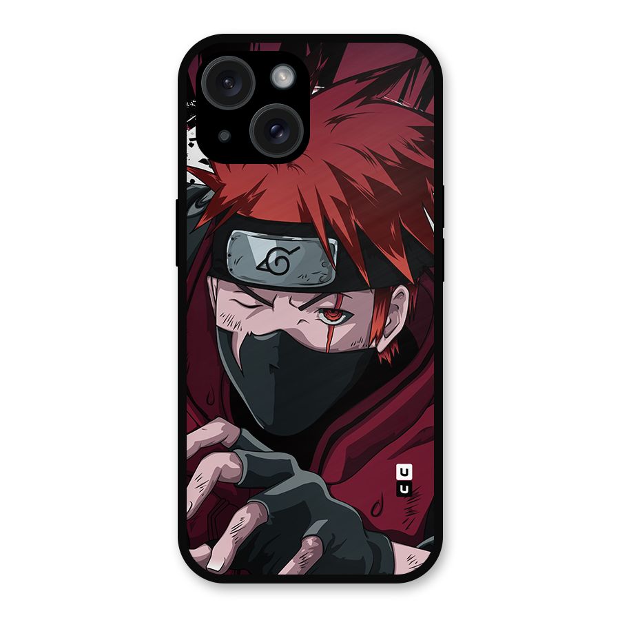 Naruto Ready Action Metal Back Case for iPhone 15