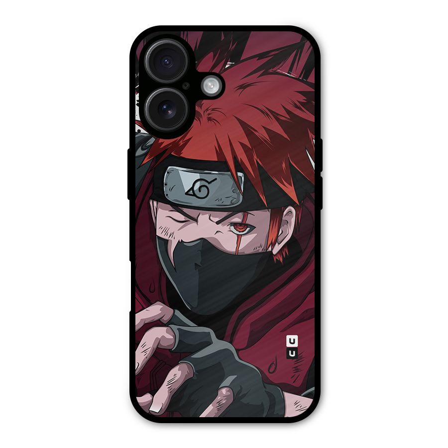 Naruto Ready Action Metal Back Case for iPhone 16
