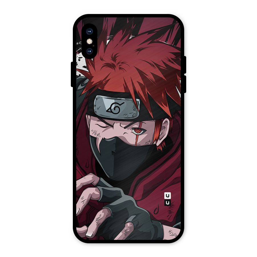 Naruto Ready Action Metal Back Case for iPhone XS Max