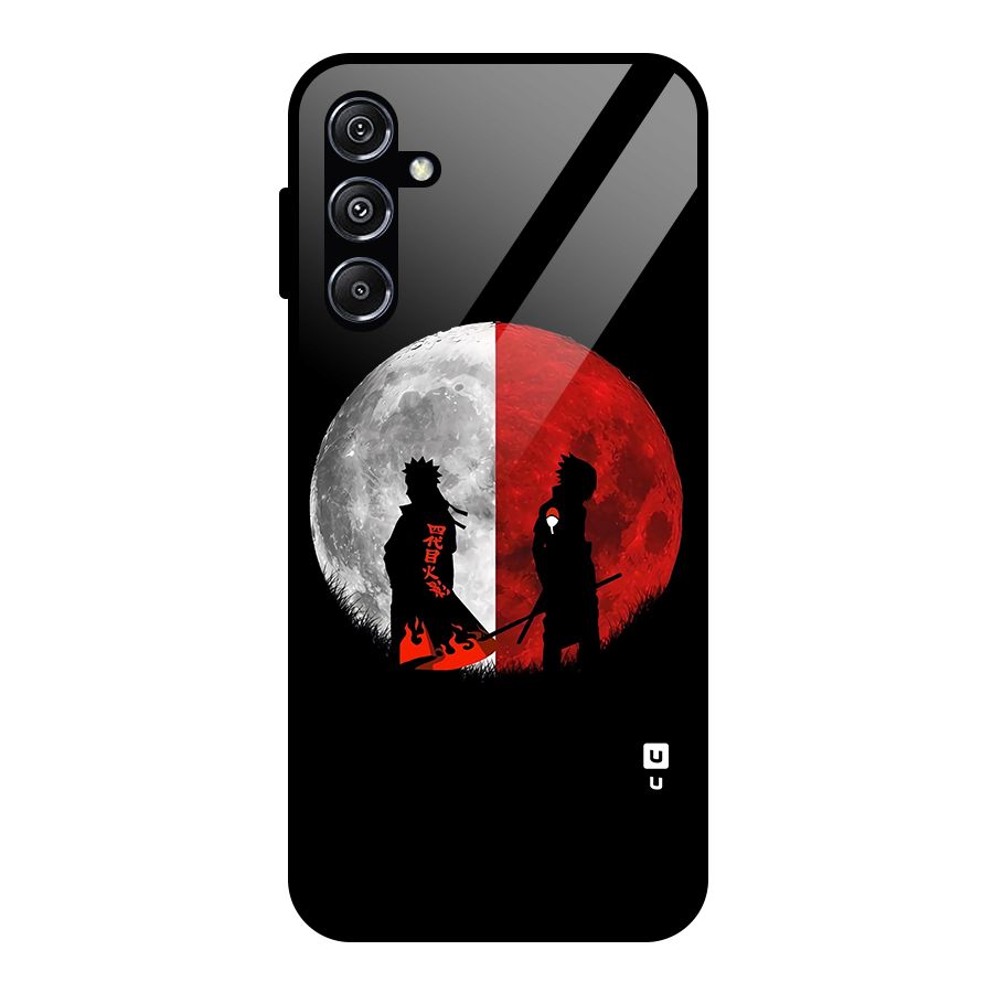 Naruto Shadow Hokage Moon Glass Back Case for Galaxy M34 5G