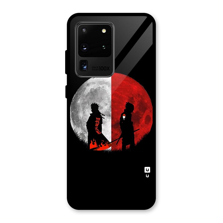 Naruto Shadow Hokage Moon Glass Back Case for Galaxy S20 Ultra