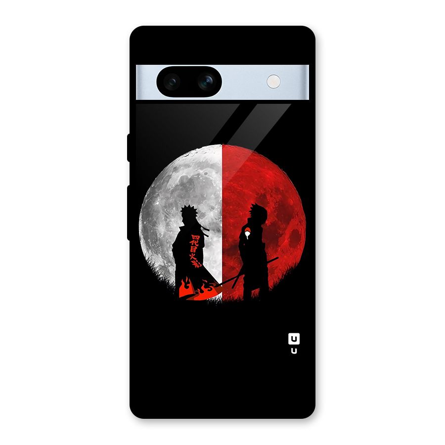 Naruto Shadow Hokage Moon Glass Back Case for Google Pixel 7a