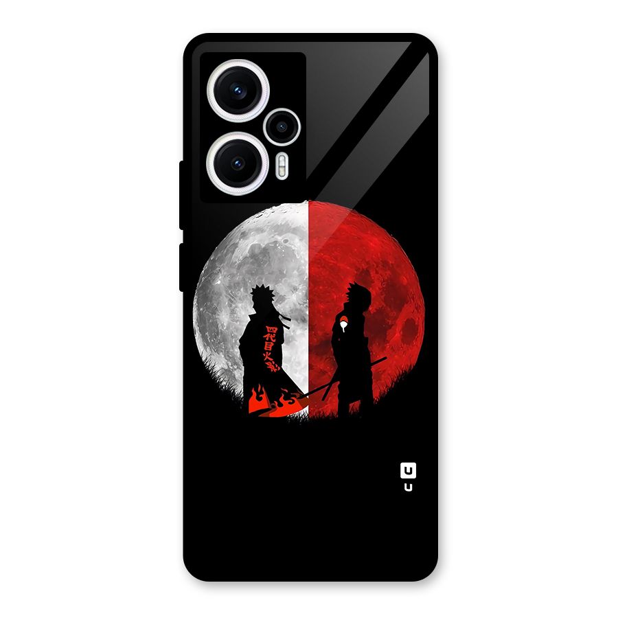 Naruto Shadow Hokage Moon Glass Back Case for Poco F5
