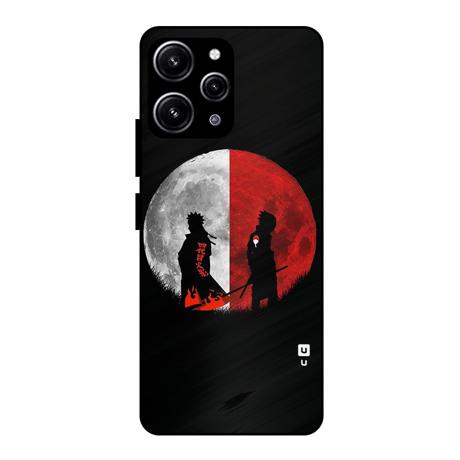 Naruto Shadow Hokage Moon Glass Back Case for Redmi 12 4G