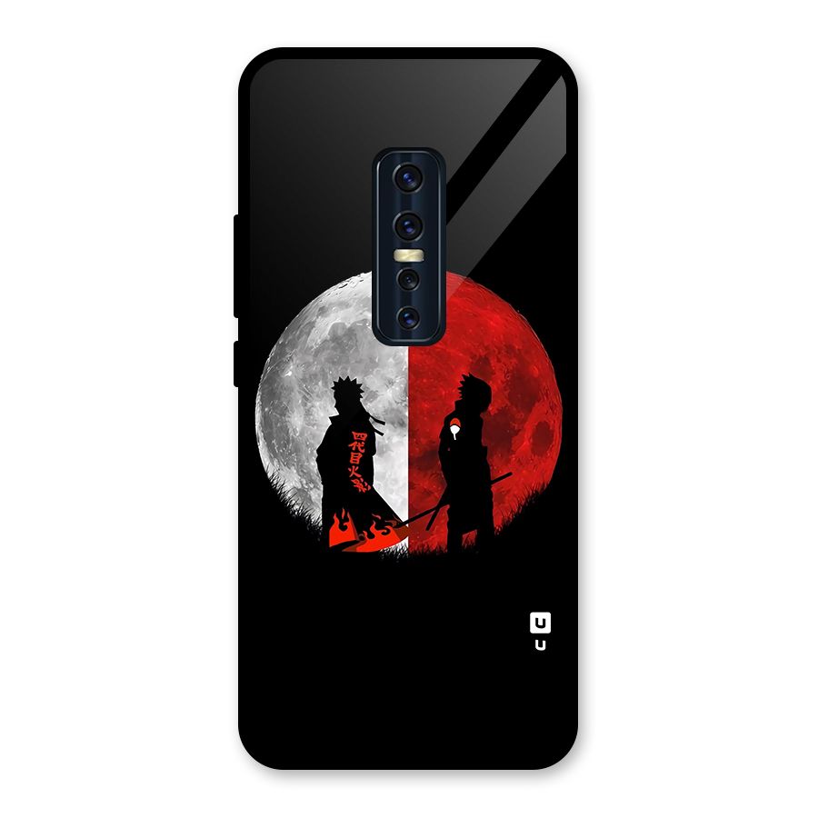 Naruto Shadow Hokage Moon Glass Back Case for Vivo V17 Pro