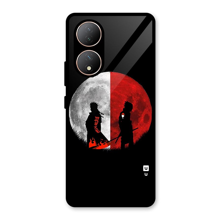Naruto Shadow Hokage Moon Glass Back Case for Vivo Y100A