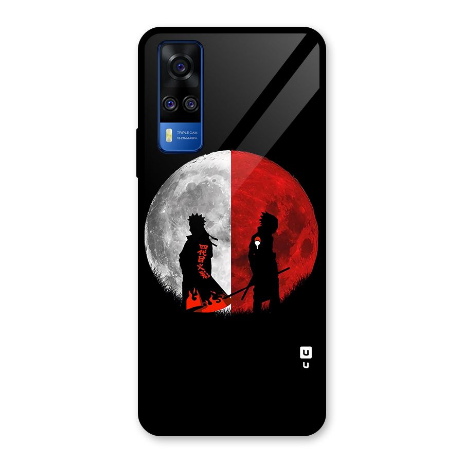 Naruto Shadow Hokage Moon Glass Back Case for Vivo Y31