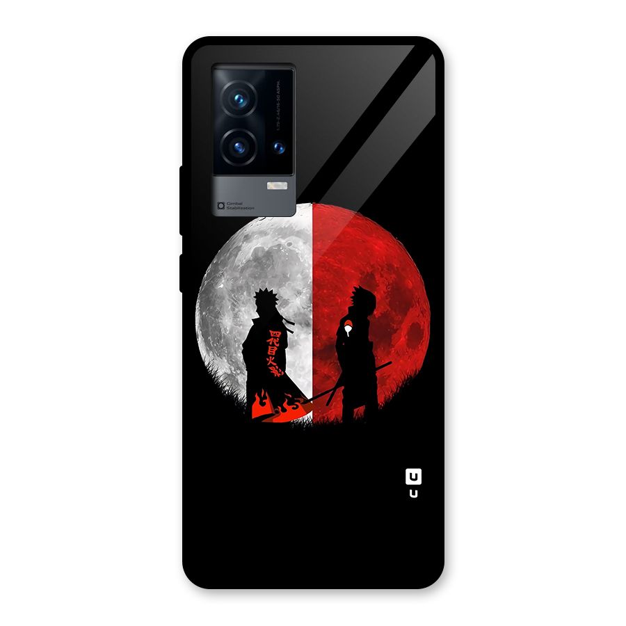 Naruto Shadow Hokage Moon Glass Back Case for iQOO 9 5G