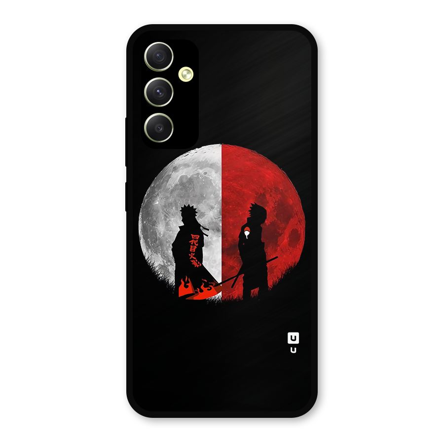 Naruto Shadow Hokage Moon Metal Back Case for Galaxy A34