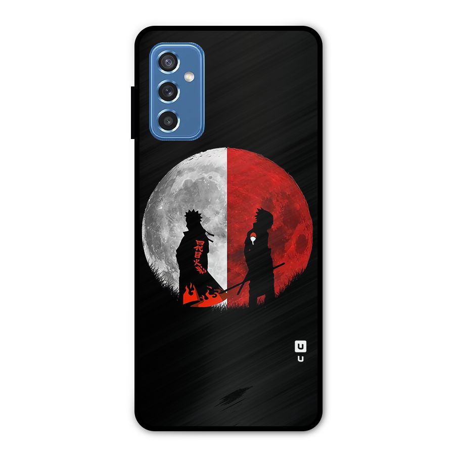 Naruto Shadow Hokage Moon Metal Back Case for Galaxy M52 5G
