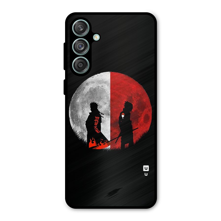 Naruto Shadow Hokage Moon Metal Back Case for Galaxy M55 5G