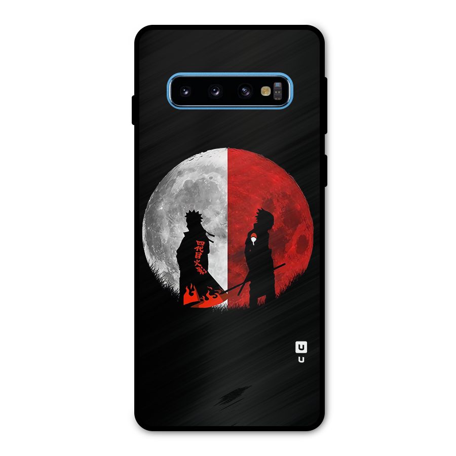 Naruto Shadow Hokage Moon Metal Back Case for Galaxy S10