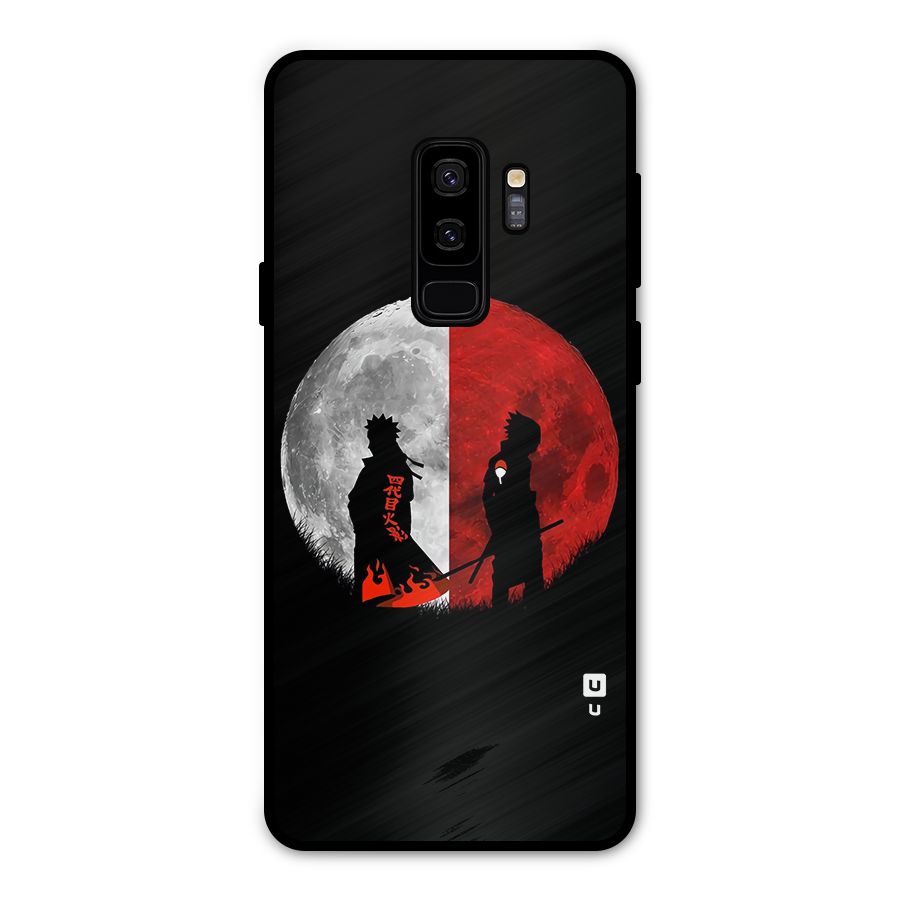 Naruto Shadow Hokage Moon Metal Back Case for Galaxy S9 Plus